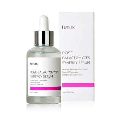 Сыворотка для лица с экстрактом розы и галактомисисом IUNIK Rose Galactomyces Synergy Serum 50ml