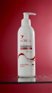 Тонизирующий шампунь Soika Shampoo Глубокое очищение, для жирных волос, 300 мл