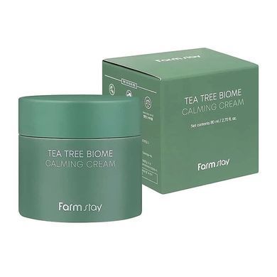 Крем із чайним деревом для проблемної шкіри обличчя FarmStay Tea Tree Biome Calming Cream 80ml