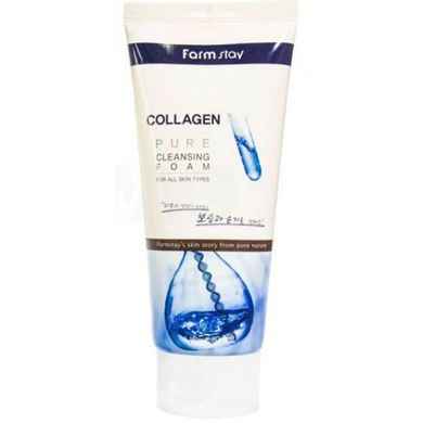 Піна для вмивання омолоджуюча з колагеном FarmStay Collagen Pure Cleansing Foam 180ml