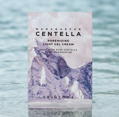 Пробник легкого гель-крему для обличчя SKIN1004 Madagascar Centella Poremizing Light Gel Cream Sachets 1,5 мл