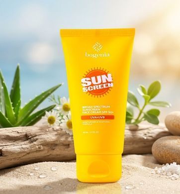 Сонцезахисний крем Sunscreeen Face Cream SPF50+ Bogenia BG463, 50 мл