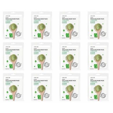 Тканинна маска для обличчя з центелою Lebelage Cica Solution Mask 23g