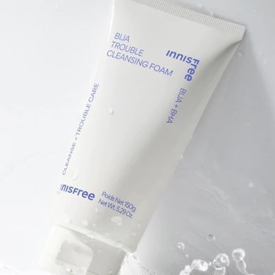 Пенка для чувствительной и проблемной кожи Innisfree INNISFREE Bija Trouble Cleansing Foam 150g