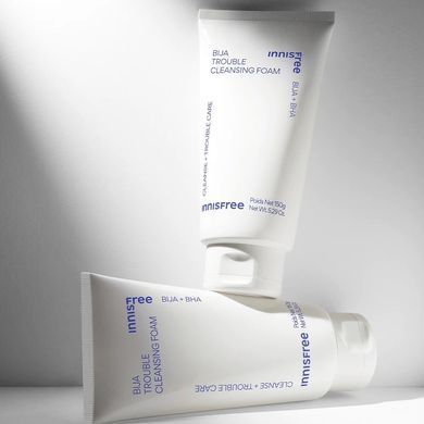 Пенка для чувствительной и проблемной кожи Innisfree INNISFREE Bija Trouble Cleansing Foam 150g