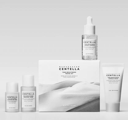 Набор миниатюрных уходовых средств SKIN1004 Madagascar Centella Tone-Brightening Travel Kit