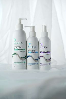 Ежедневный мягкий шампунь для волос Soika Очищение и увлажнение, 300 мл