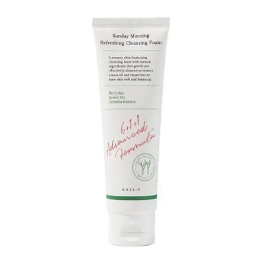 Освежающая пенка для умывания AXIS-Y Sunday Morning Refreshing Cleansing Foam 120мл