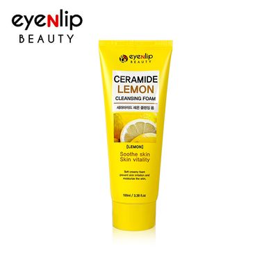 Пінка для вмивання з керамідами та екстрактом лимона для обличчя Eyenlip Ceramide Lemon Cleansing Foam 100ml