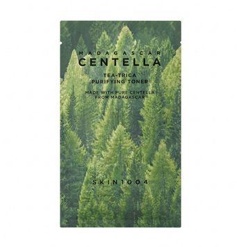Пробник очищувального тонера Skin1004 Madagascar Centella Tea-Trica Purifying Toner Sachets 1,5 мл