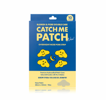 Нічні очищувальні смужки для носа Catch Me Patch Overnight Nose Pore Strip, 10 шт.