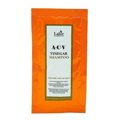 Глибокоочисний шампунь з яблучним оцтом Lador ACV Vinegar Shampoo 10 ml