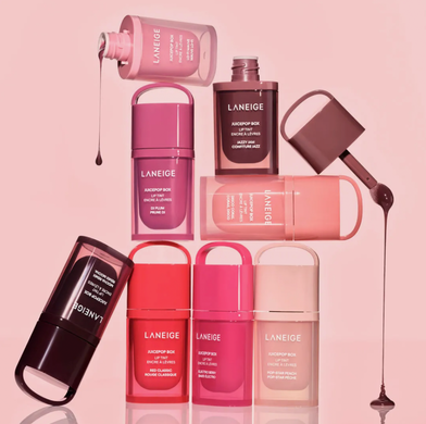 Глянцевый тинт для губ Laneige Juicepop Box Lip Tint Red Classic, 4,5 г