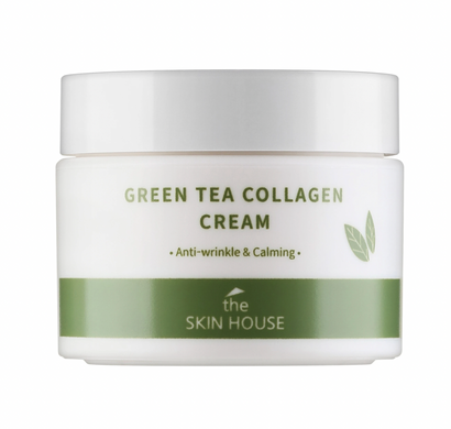 Зміцнювальний крем із зеленим чаєм та колагеном The Skin House Green Tea Collagen Cream 50 мл