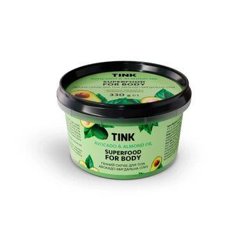 Скраб для тела пенный Авокадо-Миндальное масло Tink 330 g