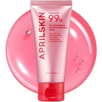 Маска для лица Aprilskin TXA Niacinamide 99 Night Wrapping Mask 80ml