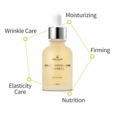 Ампульна сироватка з муцином равлика The Skin House Snail Mucin 5000 Ampoule 30 мл