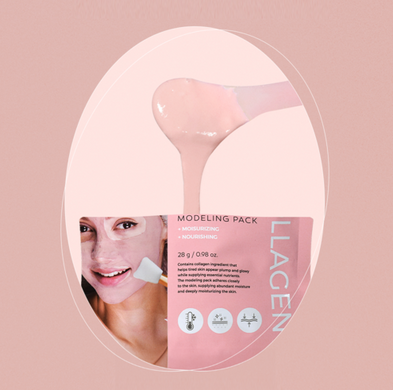 Моделирующая маска для лица Lamelin Self Care Modeling Pack COLLGEN 28g