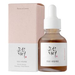 Восстанавливающая сыворотка с женьшенем и муцином улитки Beauty of Joseon Revive Serum : GinsengSnail Mucin 30ml