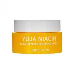 Маска ночная выравнивающая тон для лица Some By Mi Yuja Niacin Brightening Sleeping (мини) 15g