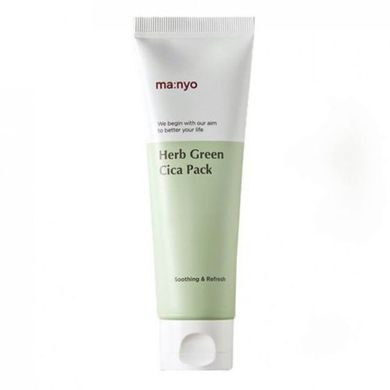 Маска глиняная успокаивающая с зеленым чаем Manyo Herb Green Cica Pack 75ml