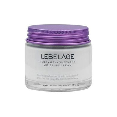 Крем для обличчя з колагеном та зеленим чаєм Lebelage CollagenGreen Tea Moisture Cream 70ml