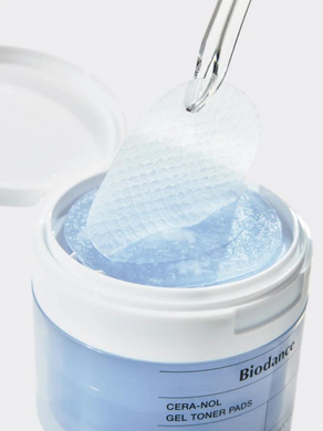Увлажняющие гелевые тонер-пады с керамидами Biodance Cera-nol Gel Toner Pads 60Pads
