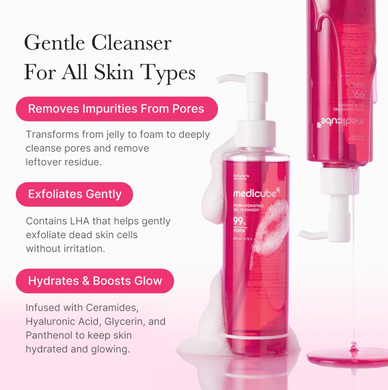 Зволожувальний гель для вмивання з PDRN Medicube Pdrn Hydrating Gel Cleanser 200 мл
