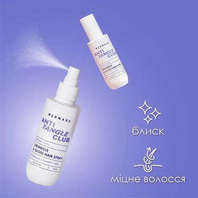 Спрей - кондиціонер для легкого розчісування MERMADE Hydrolyzed Keratin + Silk 150 мл