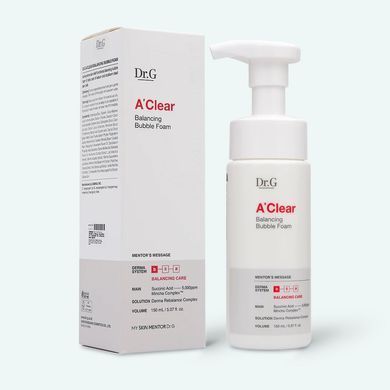 Пінка для вмивання Dr.G A'Clear Balancing Bubble Foam 150ml