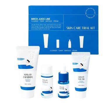 Набір засобів з березовим соком Round Lab Birch Juice Trial Kit ( 30ml + 20ml + 10ml + 20ml)