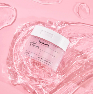 Зволожуючі гелеві тонер-пади з колагеном Biodance Collagen Gel Toner Pads 60Pads