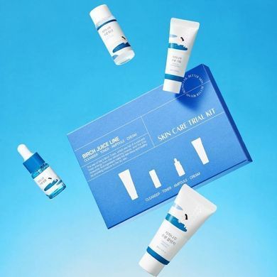 Набор средств с березовым соком Round Lab Birch Juice Trial Kit (30ml+20ml+10ml+20ml)