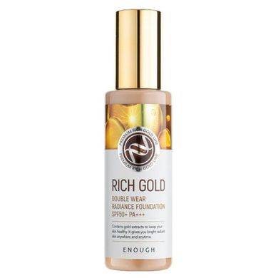 Тональна основа омолоджувальна із золотом Enough Premium Rich Gold Double Wear Radiance Foundation 23, 100g