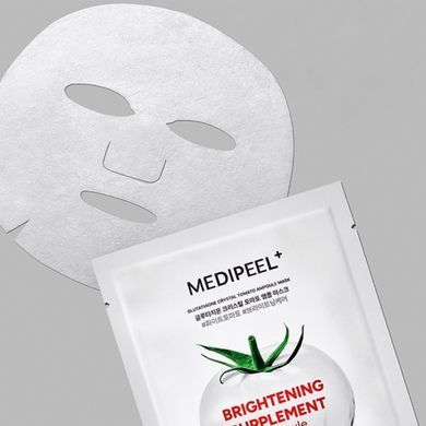 Освітлююча маска для обличчя Medi-Peel Glutathione Crystal Tomato Ampoule Mask 1шт