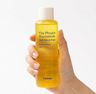 Тонер-есенція для обличчя TRIMAY Vita Physalis Niacinamide Dark Stop & Bright Essence Toner 200ml