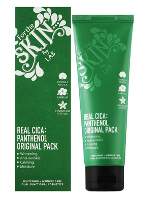 Маска для лица успокаивающая Fortheskin Real Cica Panthenol Original Pack 120ml