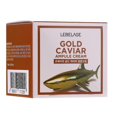 Крем LEBELAGE AMPULE CREAM GOLD CARVIAR 70ML