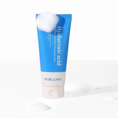 Пінка для вмивання з гіалуроновою кислотою Bergamo Intensive Hyaluronic Acid Cleanser Foam 120ml