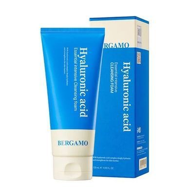 Пінка для вмивання з гіалуроновою кислотою Bergamo Intensive Hyaluronic Acid Cleanser Foam 120ml