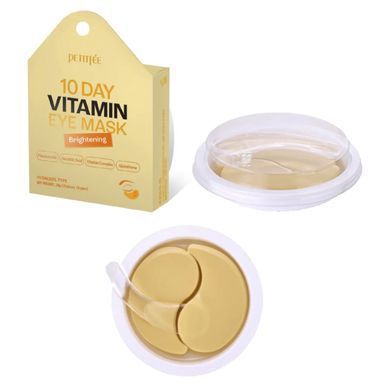 Осветляющие гидрогелевые патчи Petitfee 10day Vitamin Eye Mask Brightening