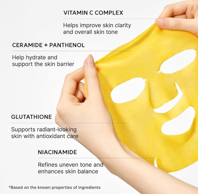 Витаминная маска для лица Arencia Vitamin C Booster Shot Mask, 27 мл