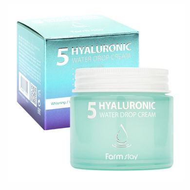 Крем зволожуючий з гіалуроновою кислотою FarmStay 5 Hyaluronic Water Drop Cream 80ml