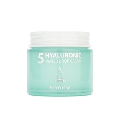 Крем зволожуючий з гіалуроновою кислотою FarmStay 5 Hyaluronic Water Drop Cream 80ml