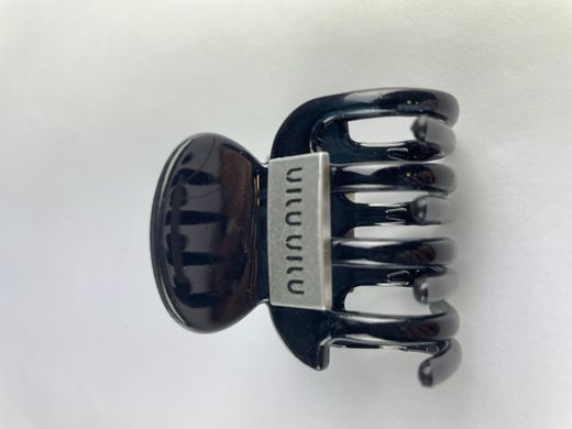 Заколка для волосся MIU MIU Hair Clip Black *4.5cm