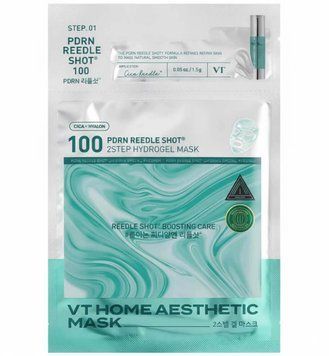 Маска VT Cosmetics Pdrn Reedle Shot 100 2Step Hydrogel Mask
