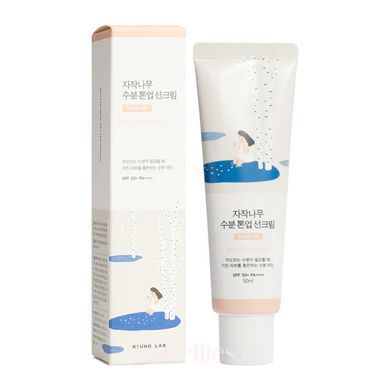Тонуючий сонцезахисний крем з березовим соком ROUND LAB BIRCH JUICE MOISTURIZING TONE UP SUNSCREEN50