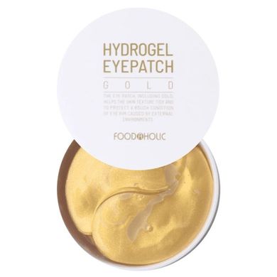 Гидрогелевые патчи для зоны вокруг глаз с золотом Foodaholic Hydrogel Eye Patch Gold