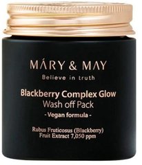 Антиоксидантна глиняна маска з ожиною MaryMay Blackberry Complex Glow Wash Off Pack 125g