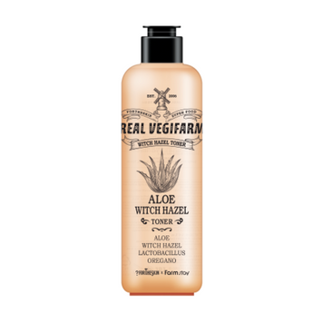 Тонер для лица FORTHESKIN SUPER FOOD REAL VEGIFARM WICH HAZEL TONER-Aloe 280ml